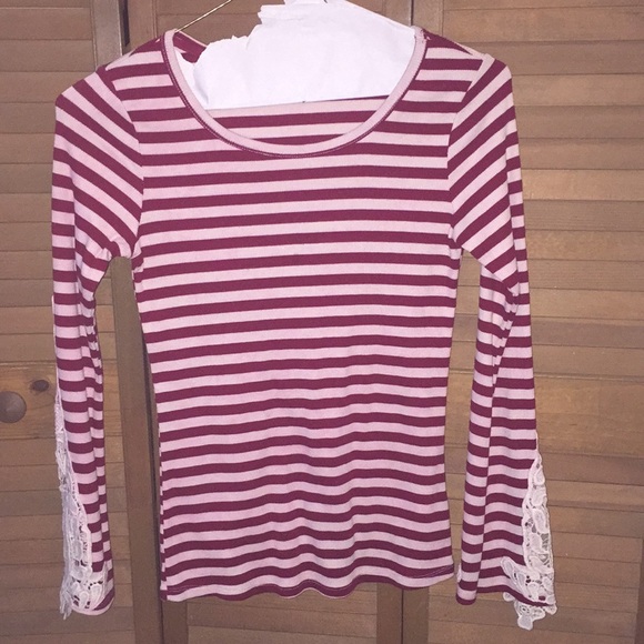Striped long sleeve top - Picture 1 of 2